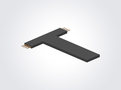 Copper rod electrode plate
